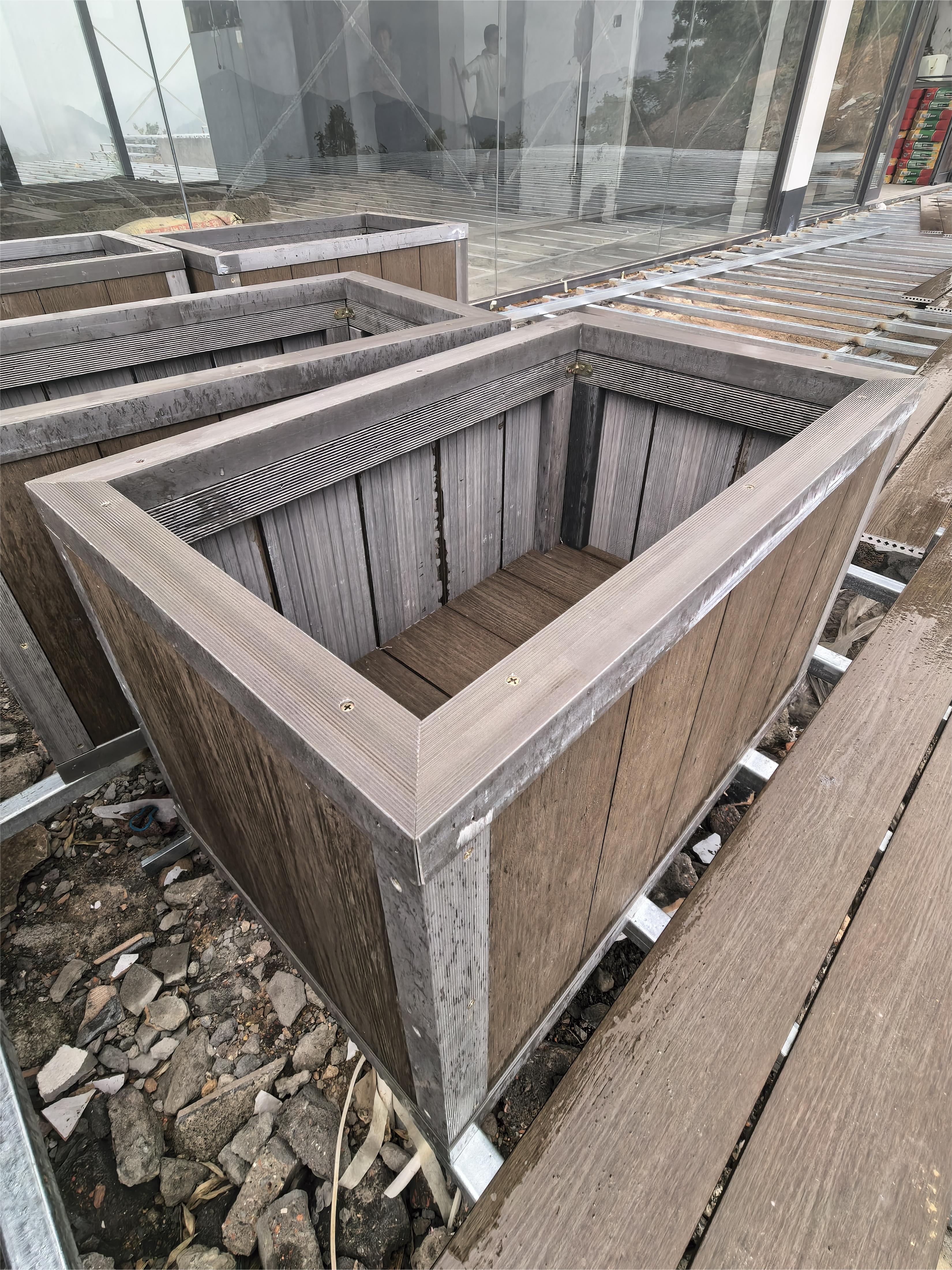 PVC Decking Planter Box Upcycling