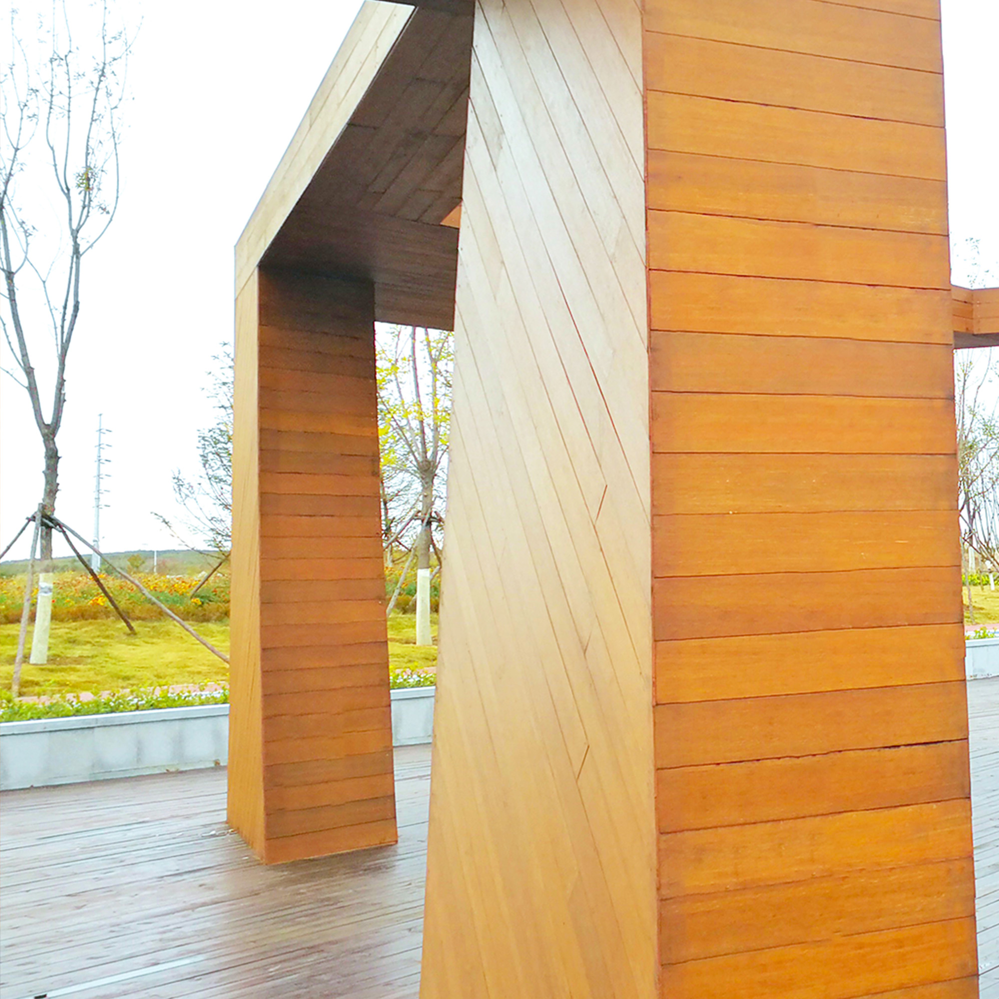 When PVC Wall Panels Meet Park Design: Where Artistic Beauty Meets Uncompromising Durability