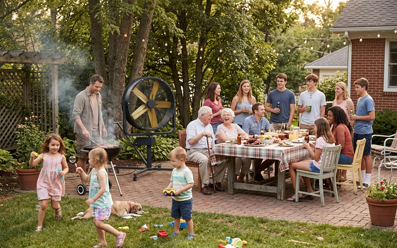 What Makes Outdoor Pedestal Fans Essential for Summer Comfort?