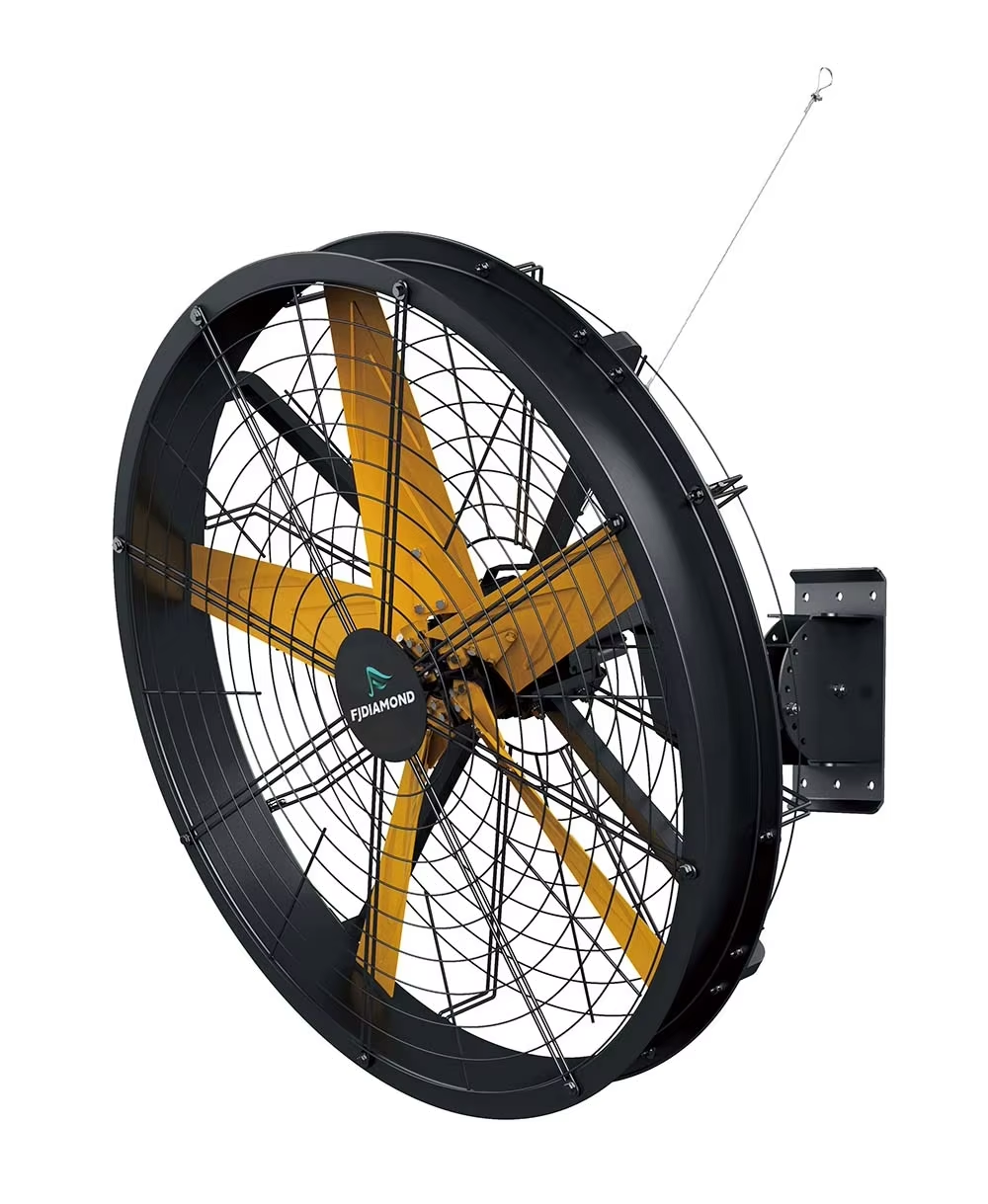 Les avantages des ventilateurs HVLS montés au mur pour un refroidissement efficace