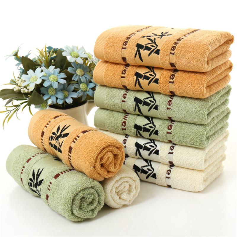 Bamboo  jacquard face towel set