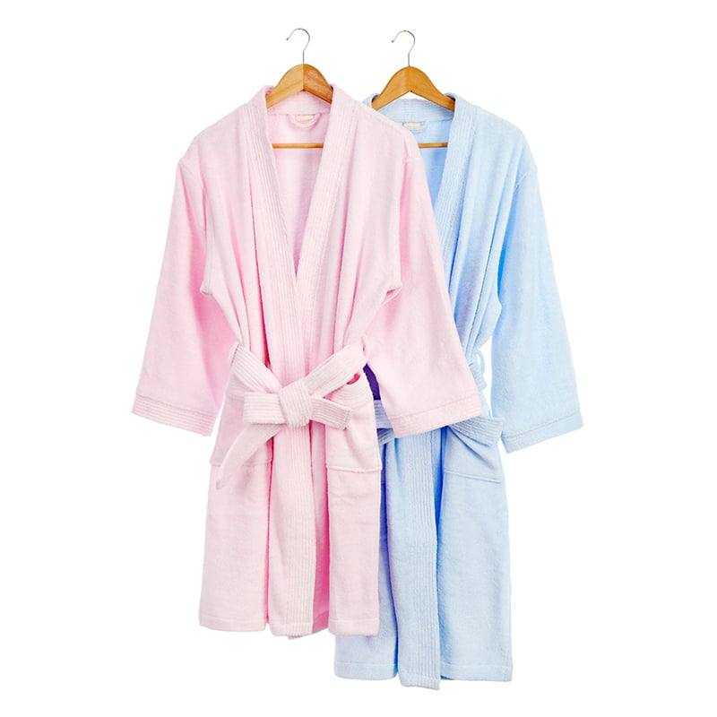Plain cotton robes for woman and man