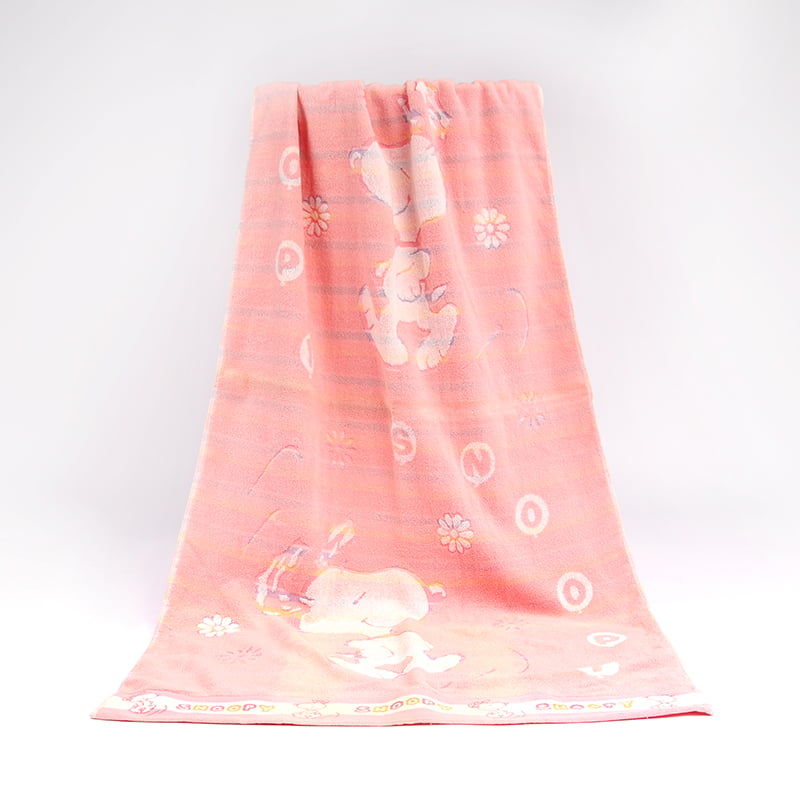 Cotton jacquard bath towels
