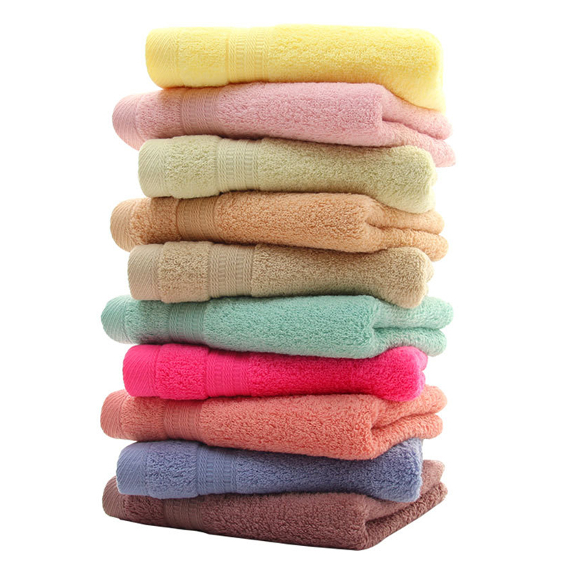 Custom bamboo face towel with logo