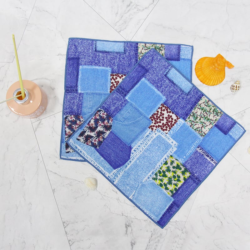 Custom cotton digital printed hand towel