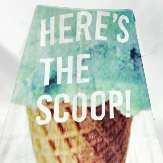 Blue ice cream - English