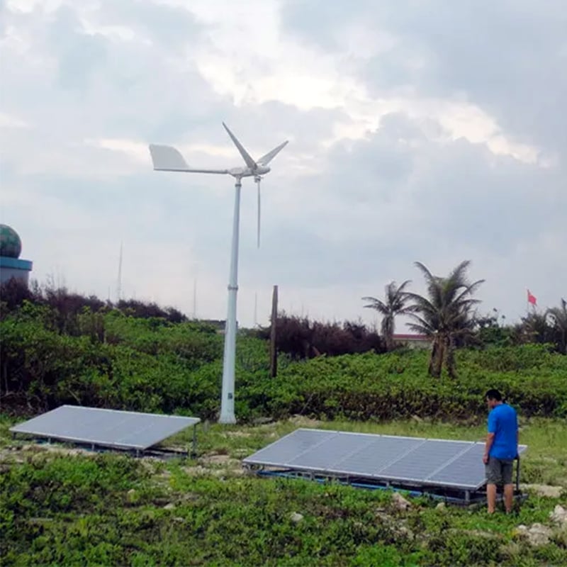 Philippines Cold Storage Project: Integrating a 5kW Wind Turbine into a PV System