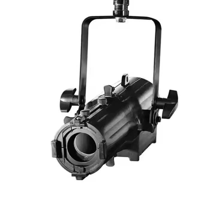 AOPU โคมไฟ LED แบบโปรไฟล์อลูมิเนียมขนาดเล็ก 60 วัตต์ แบบ Leko และ Fresnel สำหรับงานดีเจและจุดโฟกัส พร้อมระบบซูม ใช้ในโรงละครและงานแสดงต่าง ๆ