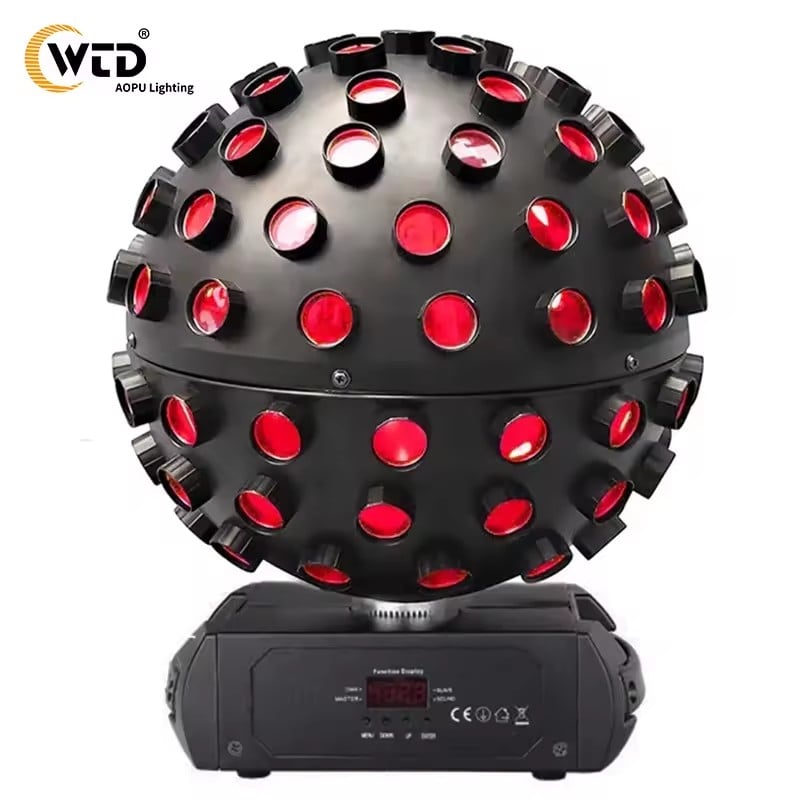 5-teilig 18 W RGBWA+UV 6-in-1 Nachtclub-Effekt-Bühnenleuchte LED Magic Disco-Kugel LED-Leuchtkugel