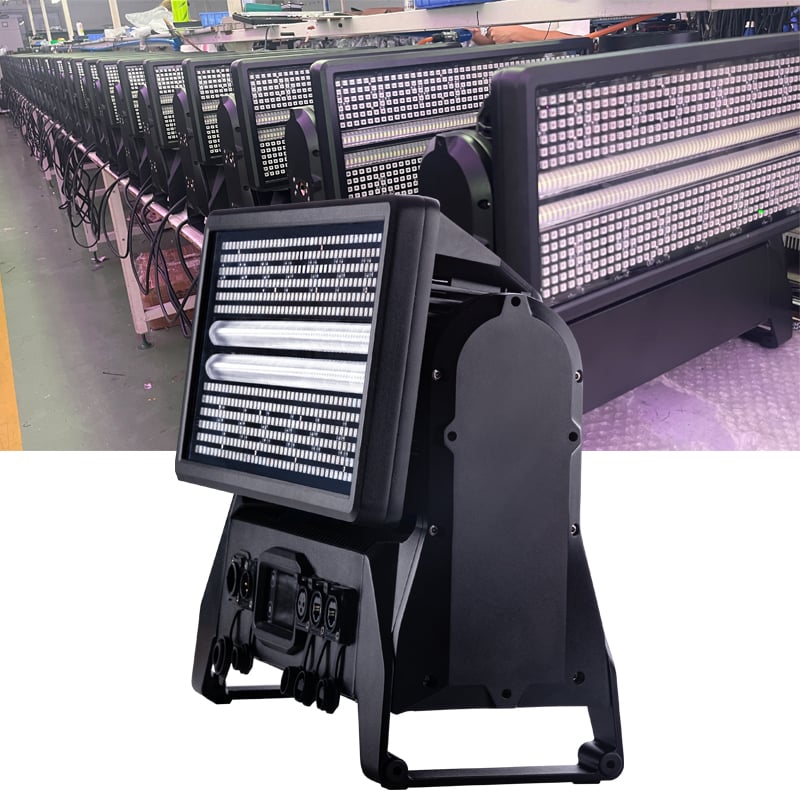 AOPU 504 X 1,5 W-RGB et 280 5 W Blanc - Lumière stroboscopique LED, projecteur mobile de 1500 W pour scène, festival, DJ, discothèque
