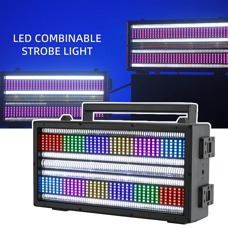 AOPU RGBW LED Strobe wasserdichte Bühnenleuchte Wandwäscher DJ Stroboskoplicht für Outdoor-Disco