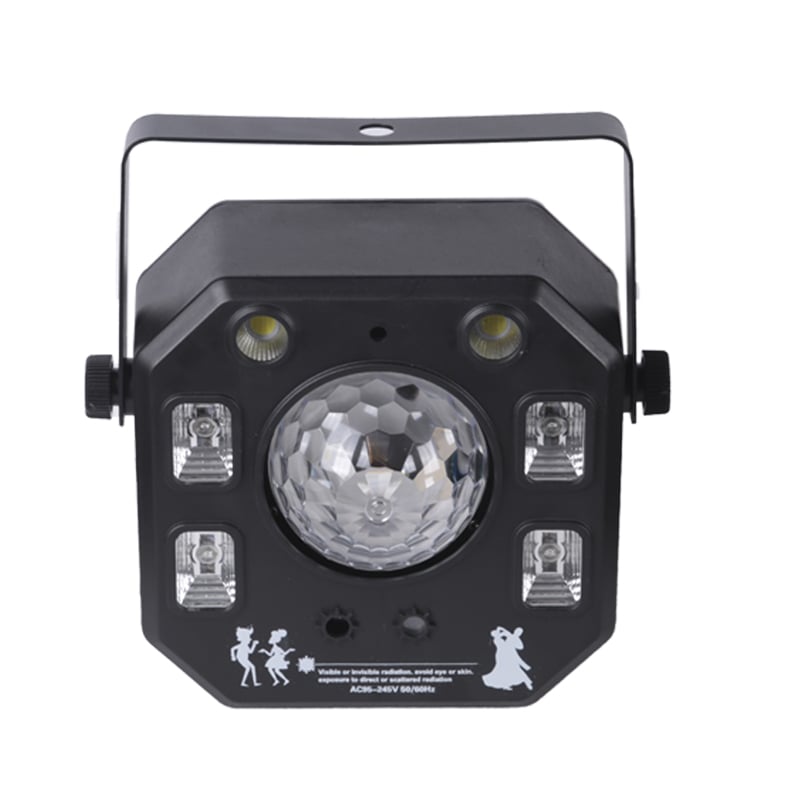 AOPU 50W RGBW Magic Ball Light Purple Light With Strobe Effect Red and Green Laser Lights for Night Club Bar Paerty