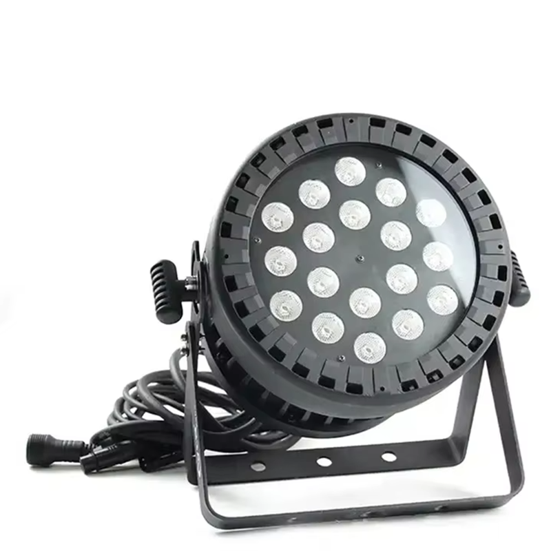 AOPU 18Pcs 15W 4In1 LED Par rezistent la apă IP 65 pentru scenă, lumină LED RGBW exterioară, China