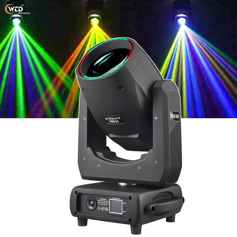 300W Strahl Spot Moving Head Licht+Aperture+Regenbogen-Effekt Bühnenlicht Disco Dj Bar