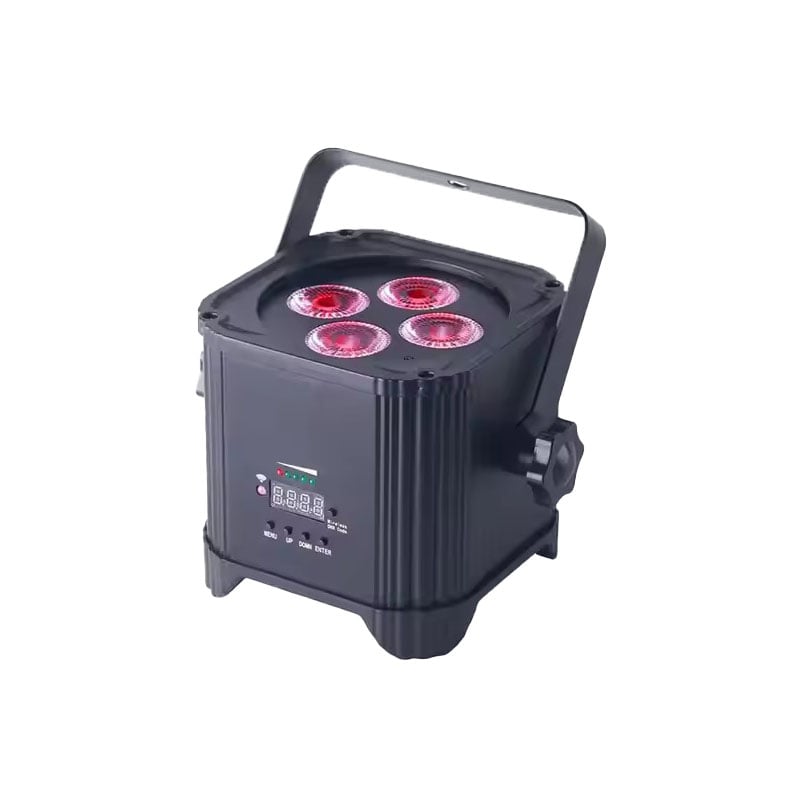 AOPU 4pcs*18w Rgbw Led Uv Baixo Preço Sem Fio Led Par de Luz de Palco com Bateria para Casamento