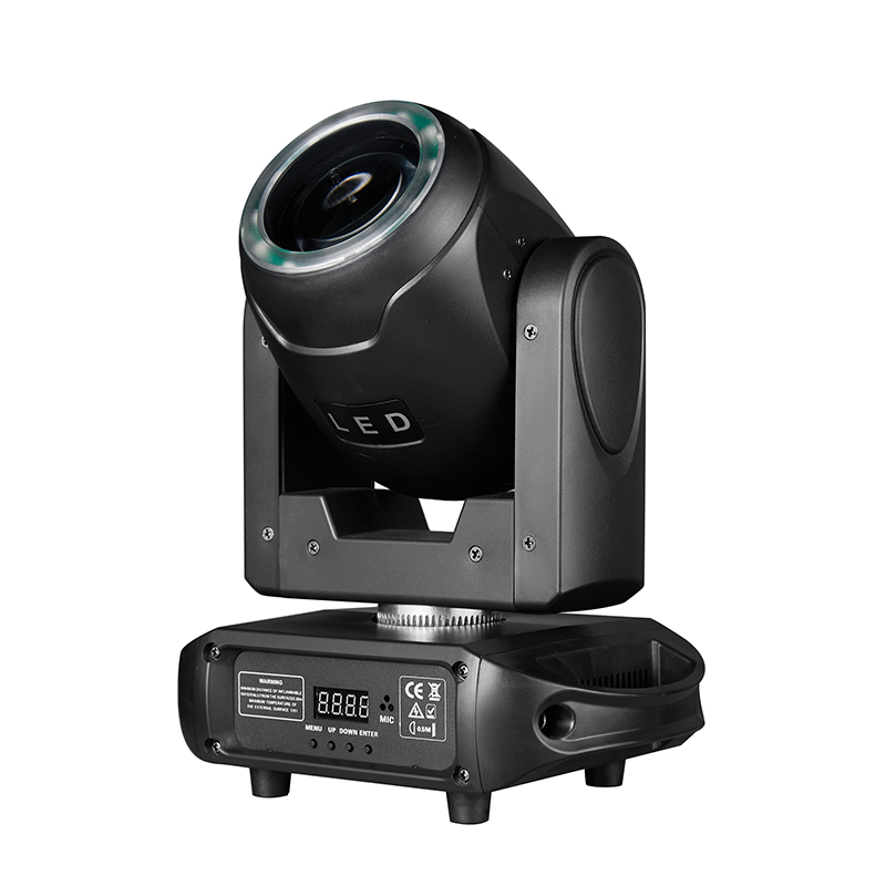 AOPU 80W 7-Farben Bühnenlicht Moving Head Bühnenlicht Moving Head Strahlerlicht Bühneneffekte für Disco Nachtclub