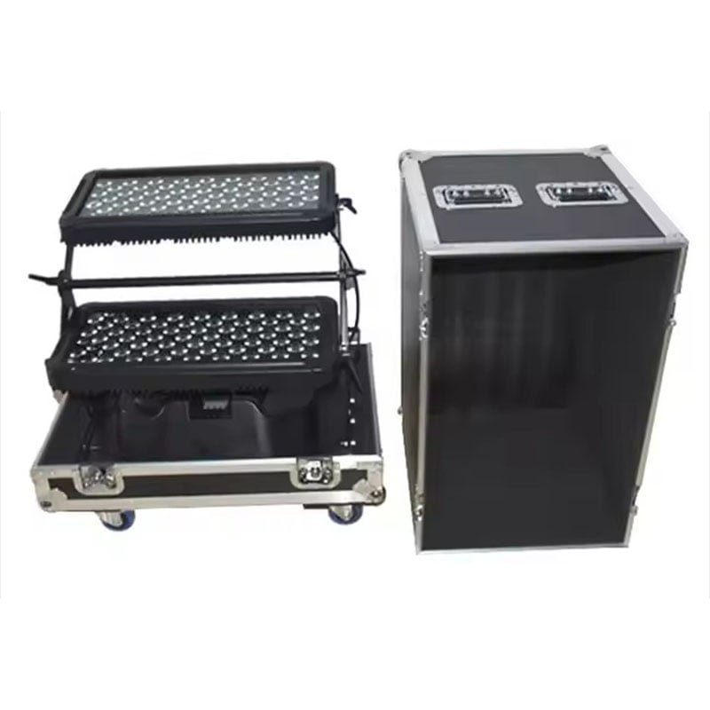 lampu Sorot LED RGBW DMX 120×10 W, Lampu Cuci Dinding Efek Arsitektur Kota, Lampu Pencahayaan Panggung LED untuk Acara Pernikahan dan Gereja