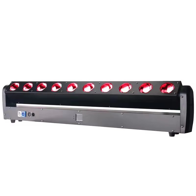 UUSI 10x40W RGBW 4IN1 LED-liikkuva pää, pyyhkäisevä säde, palkki, valaisu, DMX, DJ-led-tehoste, kiertävä häät, juhlat, disko, lavavalot