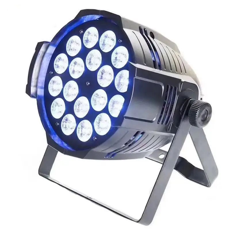 AOPU New Arrival 18 *15W RGBWA 5 In1 Indoor LED Par Light DMX for Weeding DJ Equipment