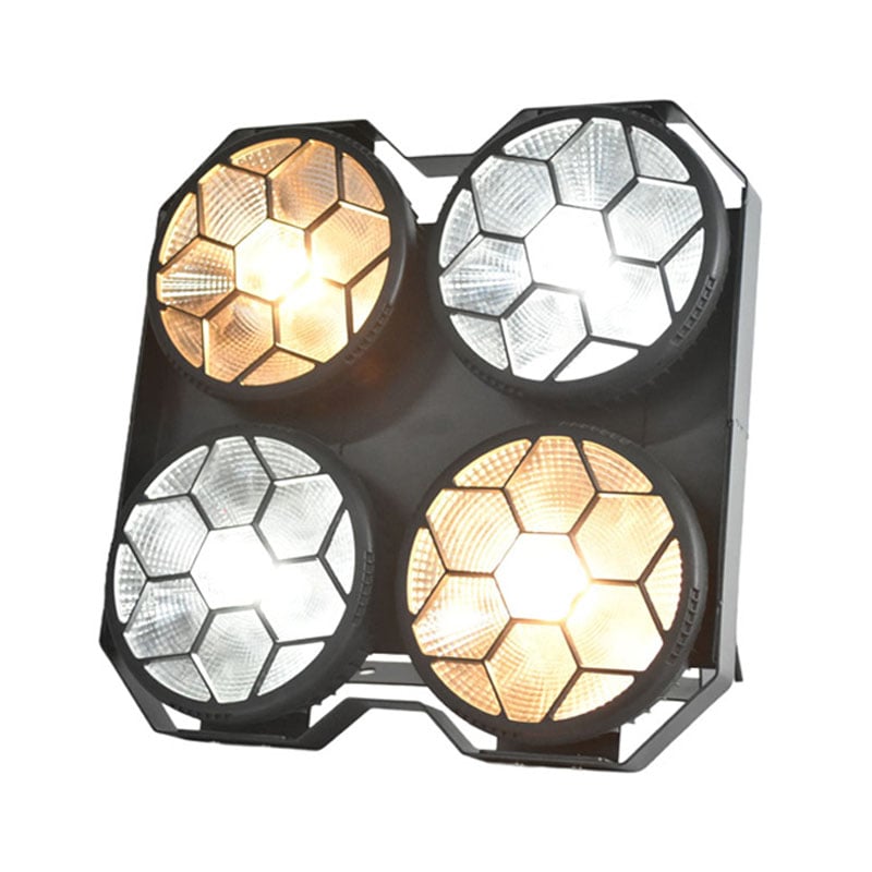 AOPU 50W * 4 Augen Led Zuschauerlicht WW+CW Par Cob Blinder Licht