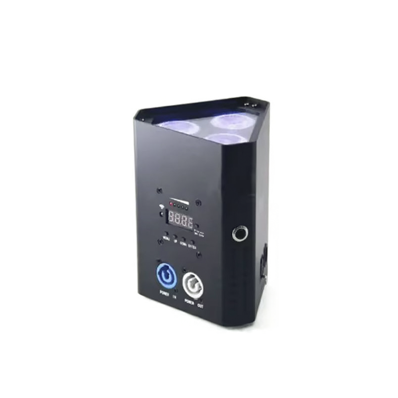 ไฟอัพไลต์ AOPU แบบไร้สาย พาร์ไลต์ RGBWA+UV 3*18W ควบคุมผ่าน DMX/IR/APP ไฟพาร์ไลต์แบบใช้แบตเตอรี่ สำหรับพื้นเต้น
