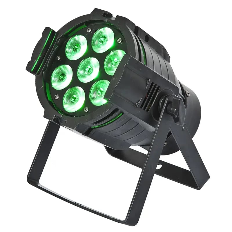 AOPU 7Pcs 10W 4In1 Waterproof Led Par Light RGBW Par Can Stage Light for Wedding DJ Disco