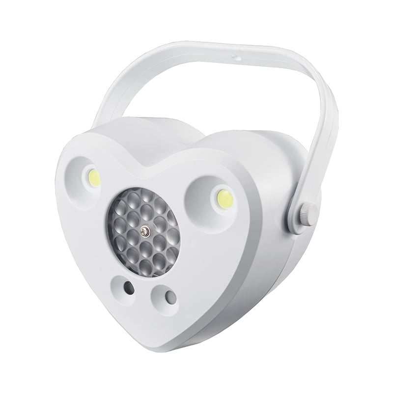 20W LED Vaikutusvalo Stroboilla ja Musteri Lasersäädetyllä Sydänmuotoisella Lavatekijöillä Illalliselle Klubeille