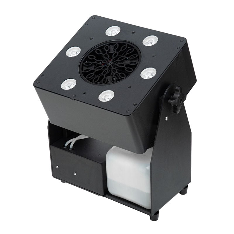 AOPU 90 W Blasmaschine mit 6 LED-Leuchten Bühnenbeleuchtungsgerät professionell für Hochzeiten