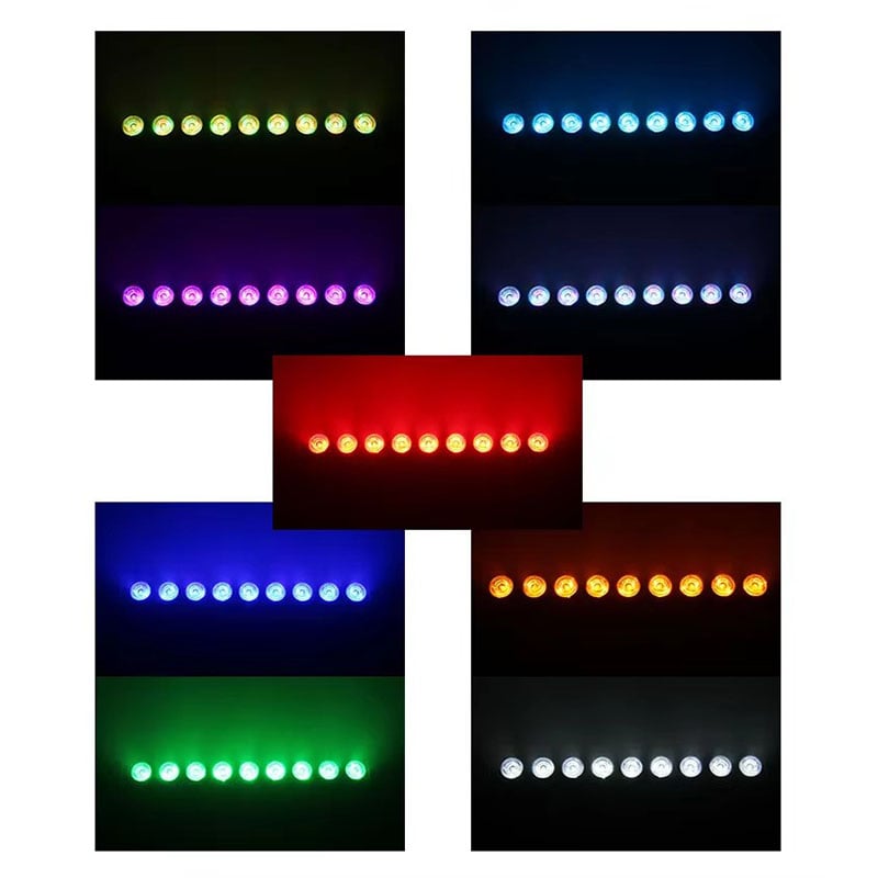 Buitenwaterdichte wandwasser met hoog vermogen, pixel-IP68 RGB 5-in-1, 9 stuks, 12 W, LED-wandwasser