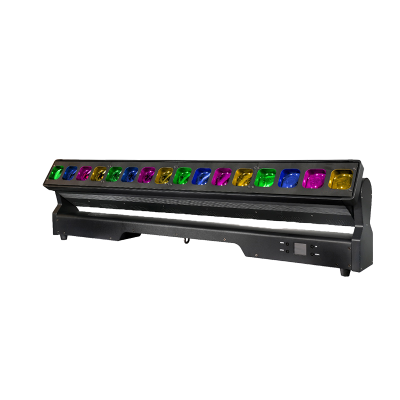 Stage Lighting Dmx512 16x40w LED Beam Zoom Wash Strobe Moving Head Pixel Dj Light Bar