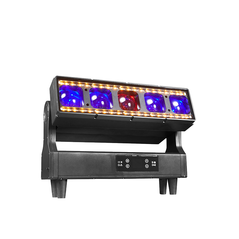 AOPU Waterproof Zoom Bar Head 5x60w Pixel Beam Wash Stage Light for Performances

