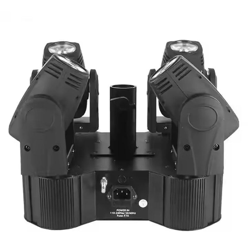 AOPU 2023 DMX 4 głowice LED ruchome światło beam światło efektowe laserowe spot do sceny DJ