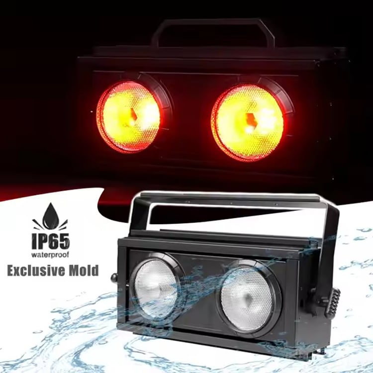 AOPU Anpassbare Farbe 2 Augen Blinder Licht Publikum Licht Blinder Led Publikum Blinder Licht