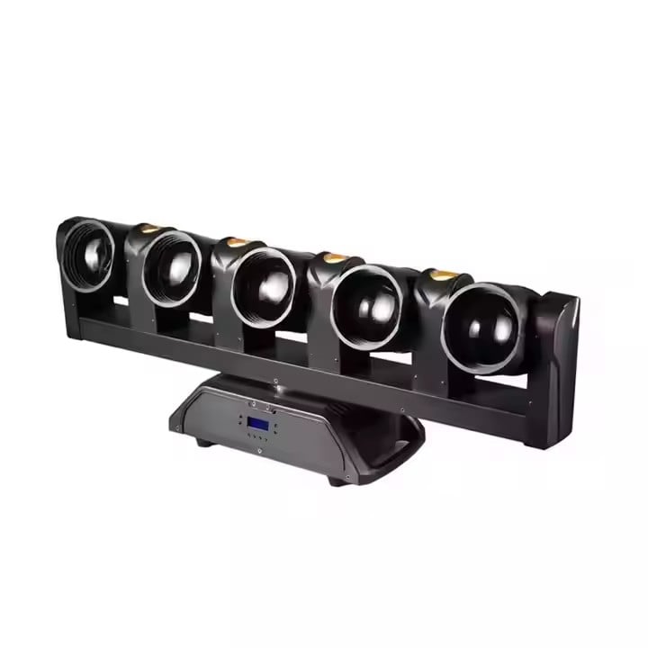 DJ-valot 512 DMX, viisisilmäinen säde-liikkuva pää RGBW, säde-liikkuva päävalo 5 × 60 W LED-pesuvalo hotelleihin ja klubeihin
