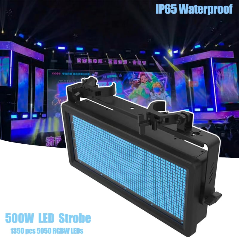 AOPPU 500W Waterproof RGBW 4in1 LED Outdoor Lighting Full Color Matrix Pixel Control Strobe Light DJ Disco Club Stage Effects
