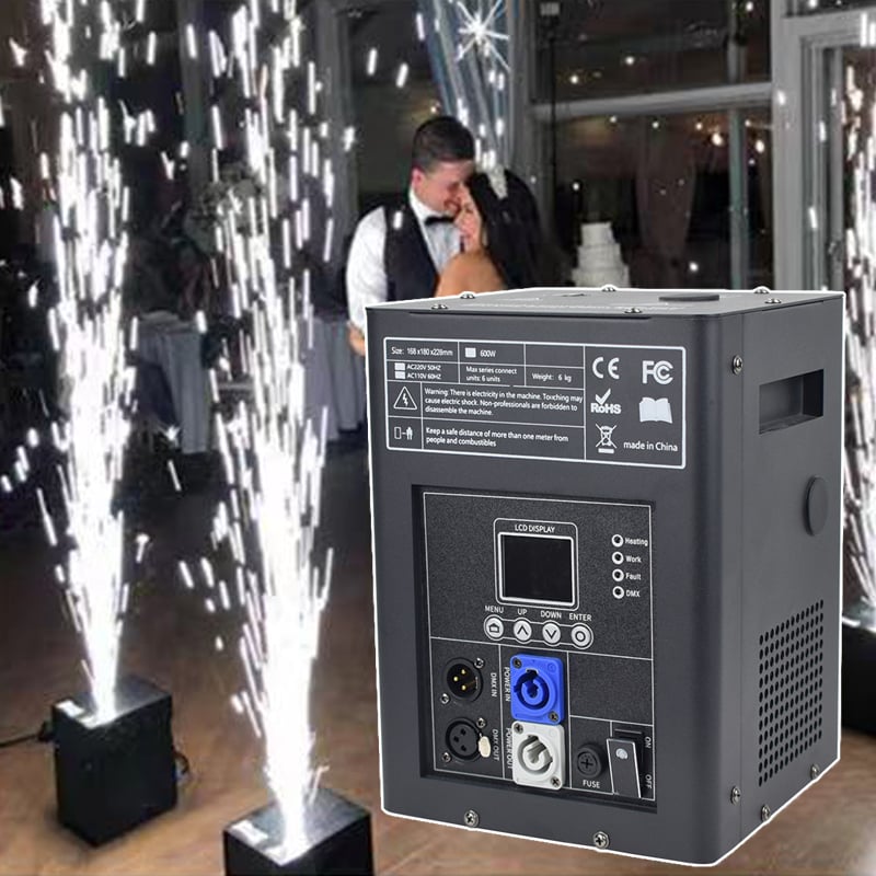AOPU 4-teilig 750 W High-End Bühneneffekte-Ausrüstung mit Flightcase für Hochzeit, Club, Spezialeffekte-Ausrüstung