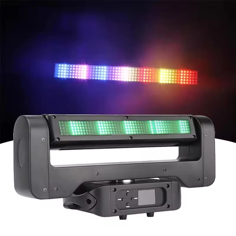 500*0,2 W LED światło migające i RGBW 5 oczu 4W1 LED światła beam z ruchomą głowicą, światła DJ do dyskoteki i baru