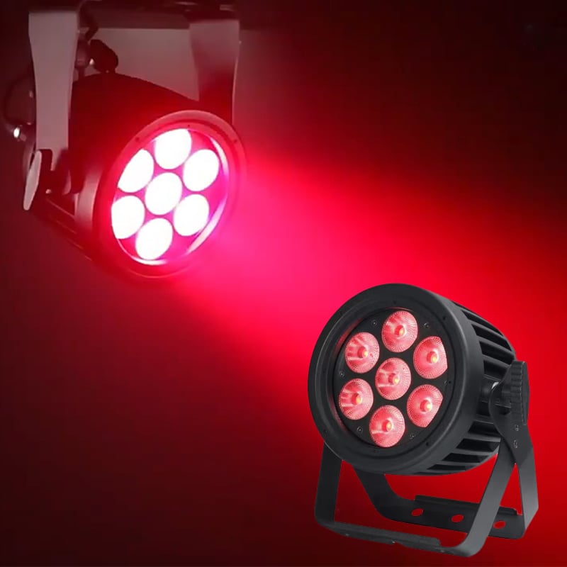 AOPU 7X10W 4In1 RGBW LED Par Light à Prova d'Água Luzes de Palco LED para Boate Arquitetônica Festa