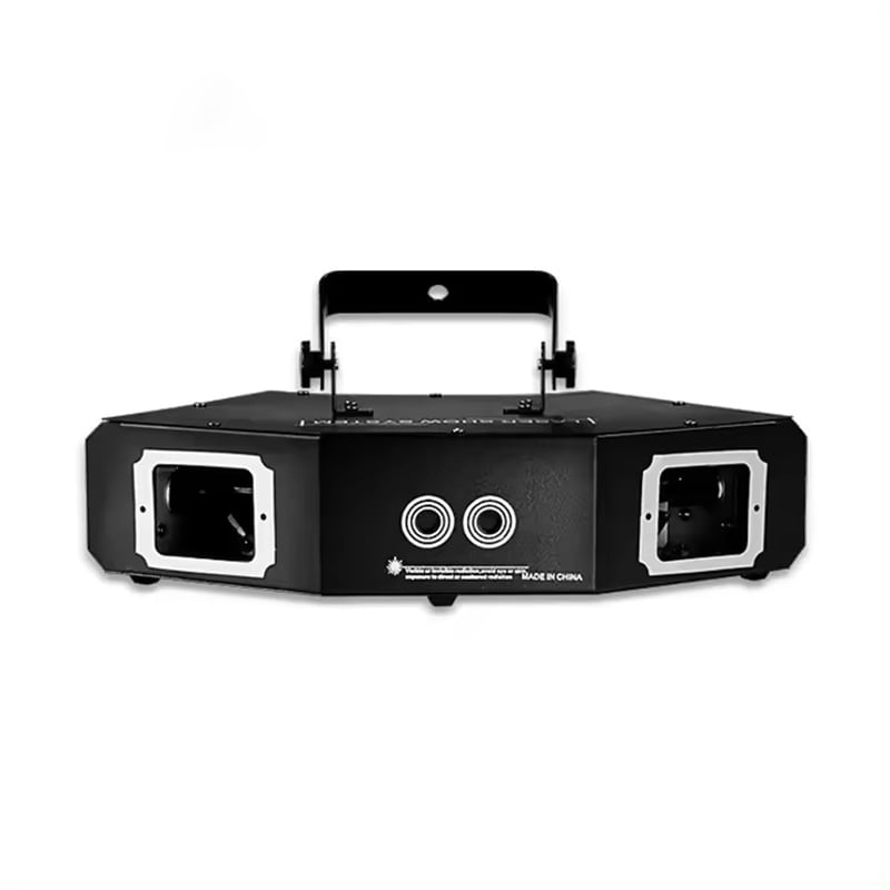 AOPU 4 Beams Patterns RGB Laser 4 Eyes Full Color LED Stage Laser Light for DJ Christmas Party Laser Lights