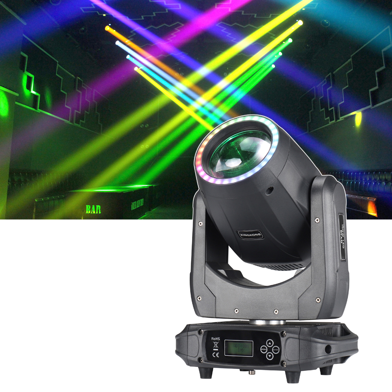 AOPU Factory Beam 150w 8 Prismen 30PcsX0,2W RGB 3IN1 LED RING LED Moving Head Beam Beleuchtung für Konzert