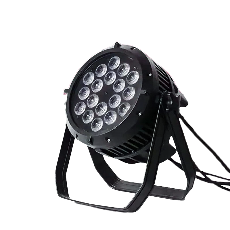 DJ Par Light Waterproof 18x18 RGBWA UV 6In1 Dmx Outdoor Par LED Stage Lights for Wedding