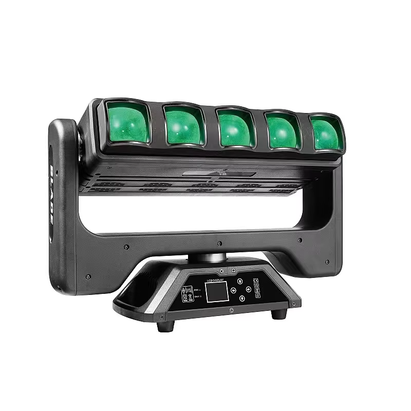 Salama-valo 5*60w RGBW 4in1 DMX Pixel Sädepalkki Valosäde LED-säde Liikkuva pää Lavatekniikka Dj:lle Discon tapahtumaan Lava-valaistukseen