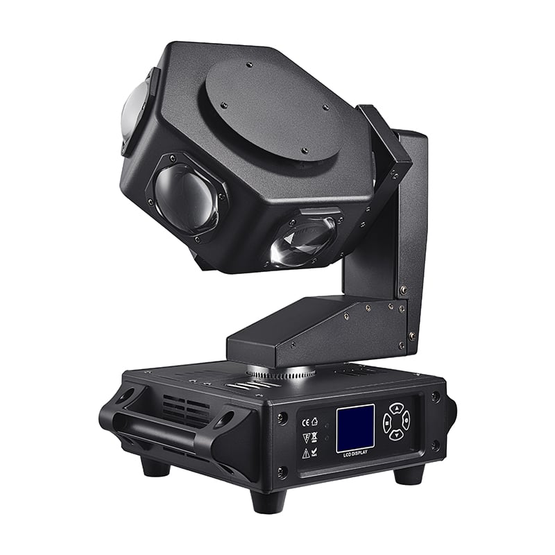 AOPU Infinity Rotation 6-teilig 40W RGBW LED Scanstrahl Moving Head Licht 6-teilig 40W RGBW LED Scanstrahl LED-Scanner