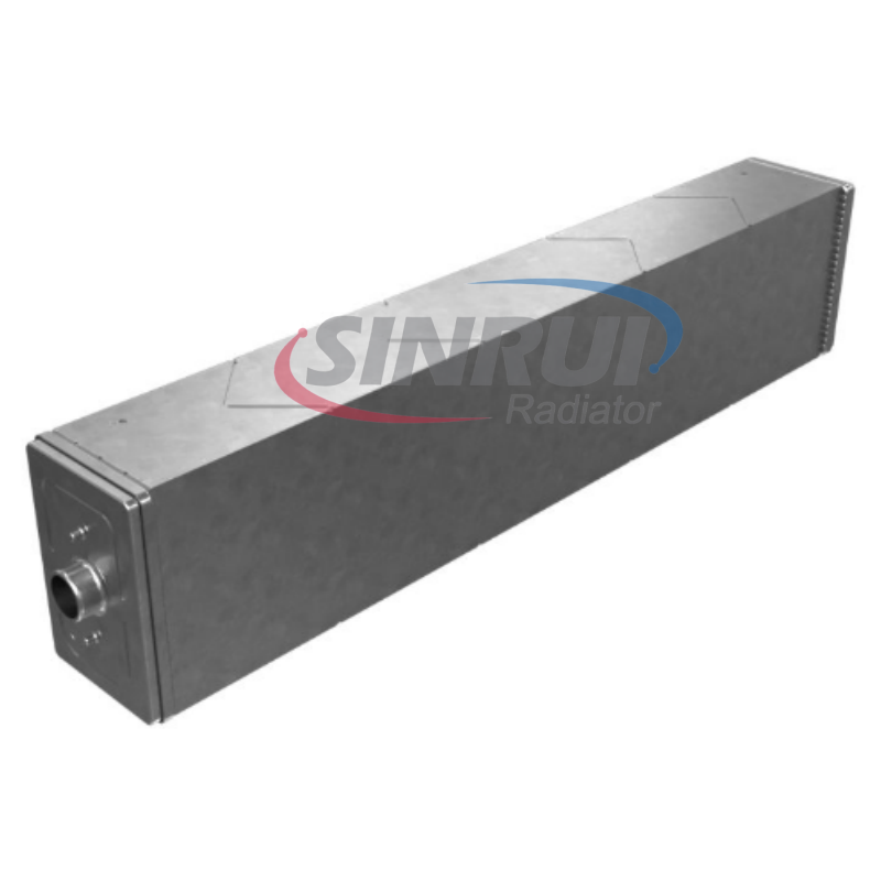 Why do modern industrial engines use aluminum radiators?