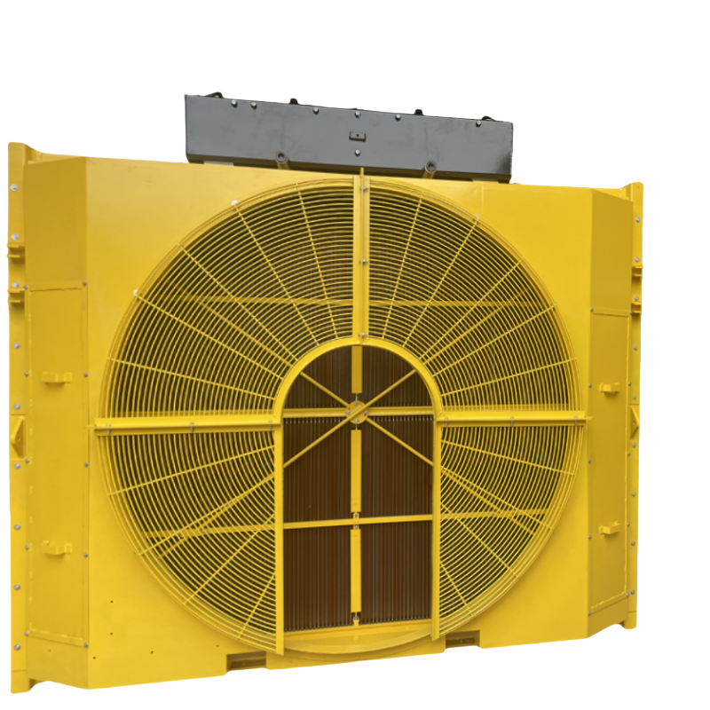 Why does a heavy duty mining radiator prevent overheating?