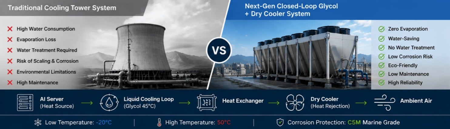AI Data Centers Are Entering a New Cooling Era: Why High-Temperature Liquid Cooling and Dry Coolers Are Becoming Essential 2