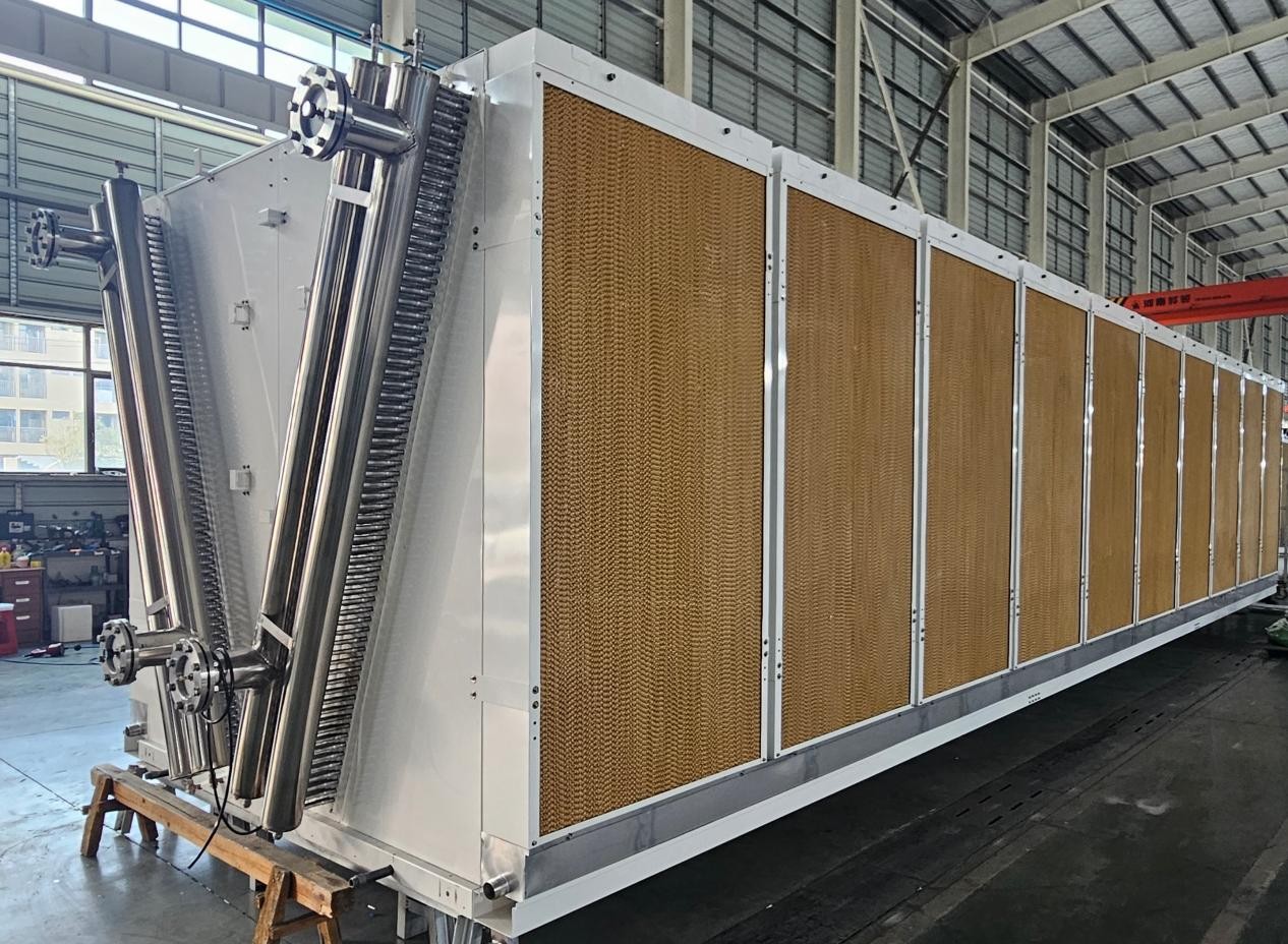 Adiabatic Dry Cooler Explained: How Precooling Boosts Performance in High-Temperature Data Centers and Mining Farms 3