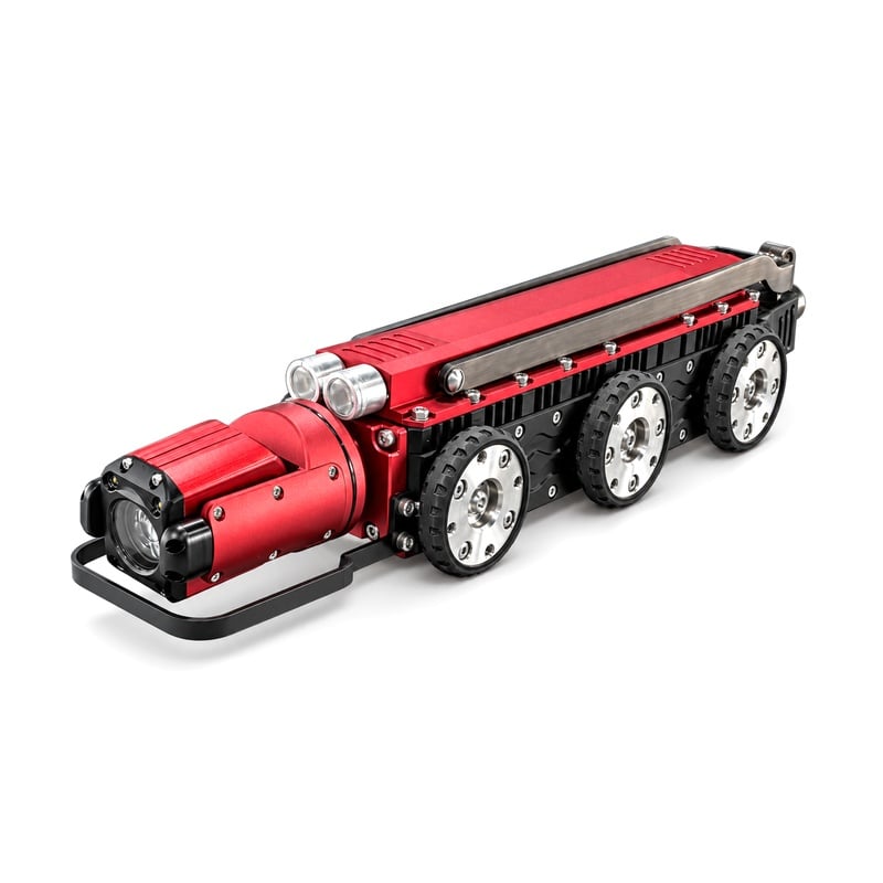 KT-150 Pan-Tilt CCTV Pipeline Inspection Crawler - 150-600 mm Sewer Camera System