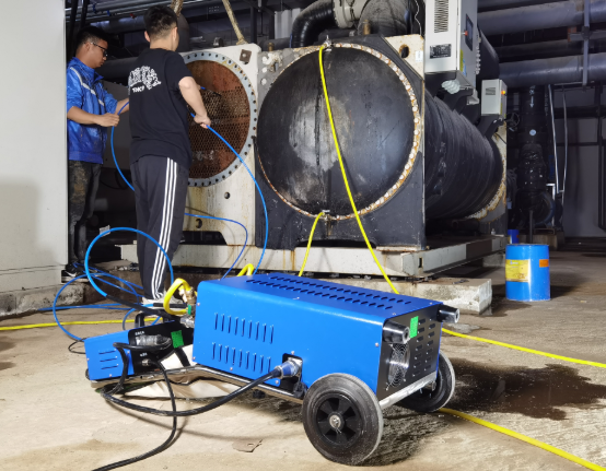 KT-203 Central Air Conditioning Condenser Tube Cleaning Machine: Dual-Shaft Simultaneous Cleaning for Large Tube Bundles – Selection and Application Guide