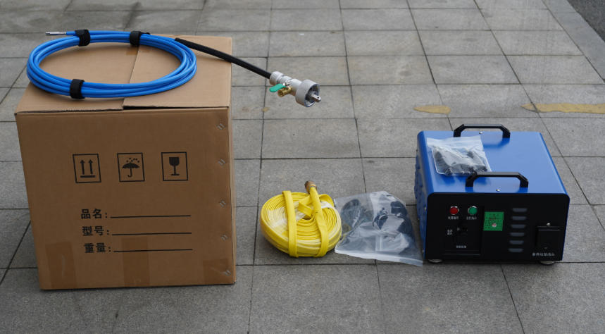 KT-208 Central Air Conditioning Tube Cleaning Machine: Dual-Shaft Heat Exchange Tube Cleaning Equipment and Condenser Cleaning Applications